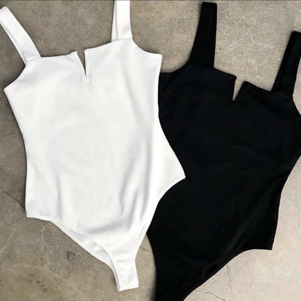 NEW Women’s Black Cutout Bodysuit